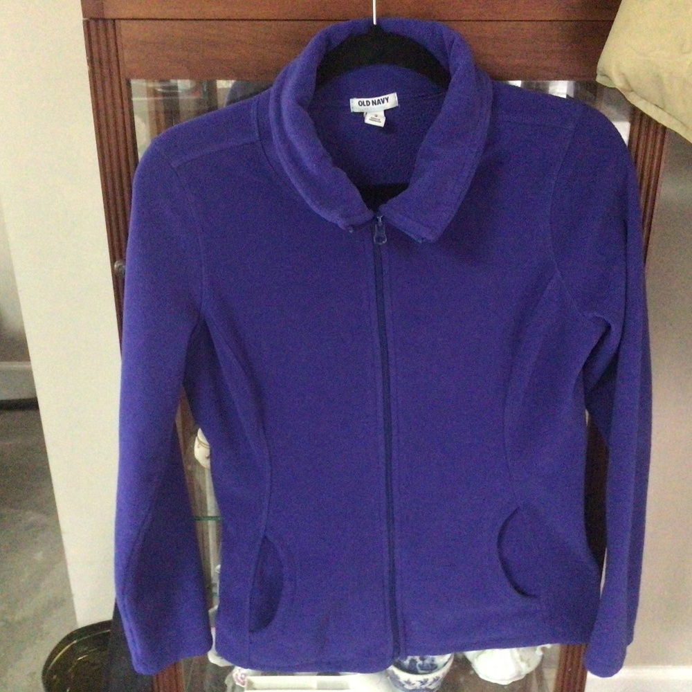 Old Navy zippered fleece jacket size medium